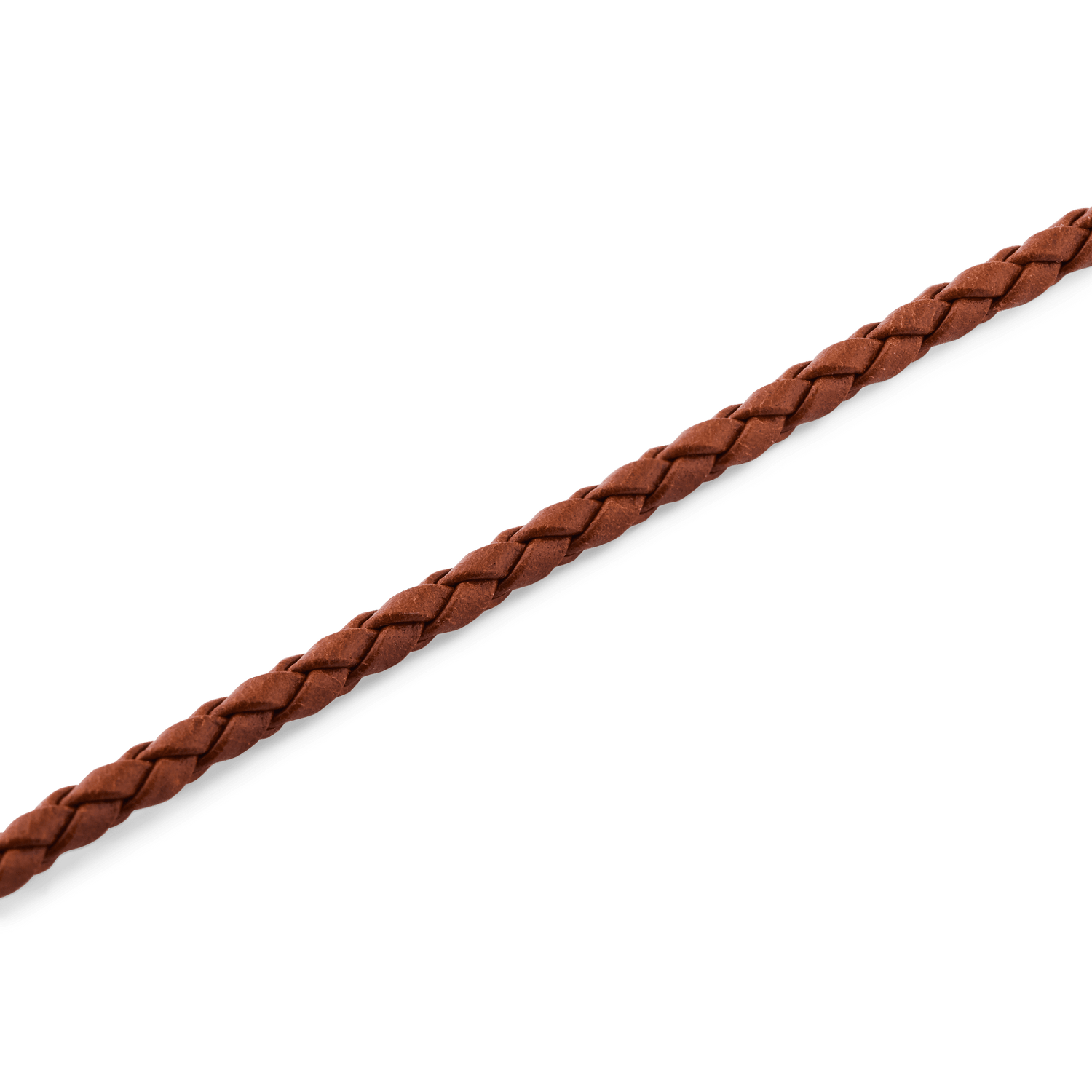 Daniel  Braided Leather Bracelet St Mawes 2.8 Gold