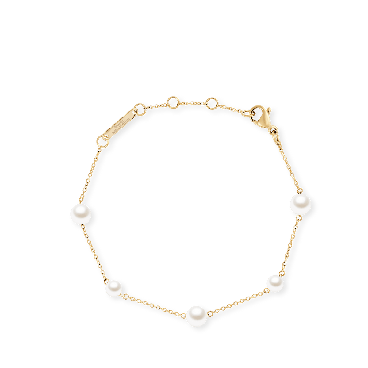 Pearl Step Bracelet Gold