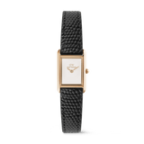 Bound Mini Black Lizard White Rose Gold