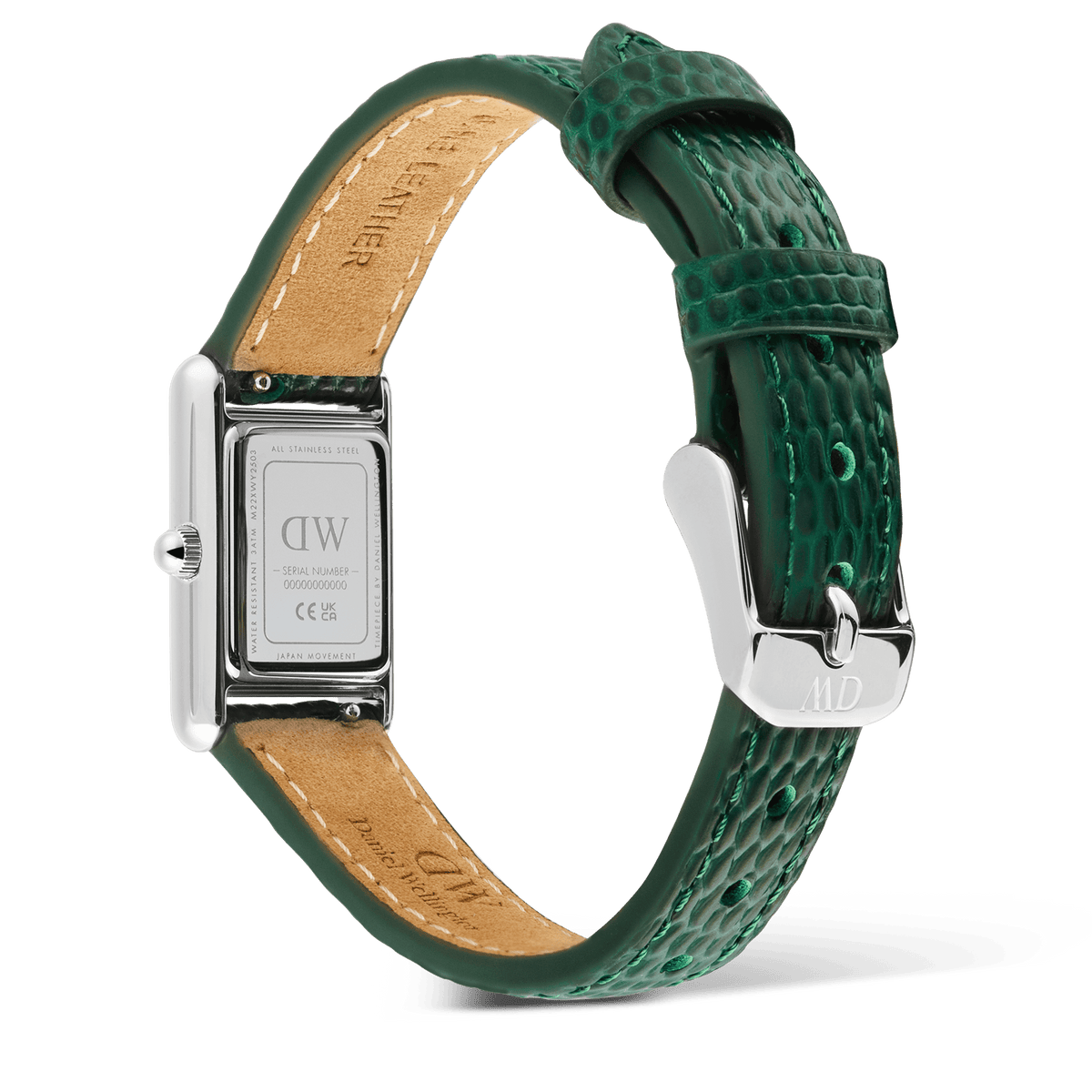 Bound Mini Green Lizard White Silver