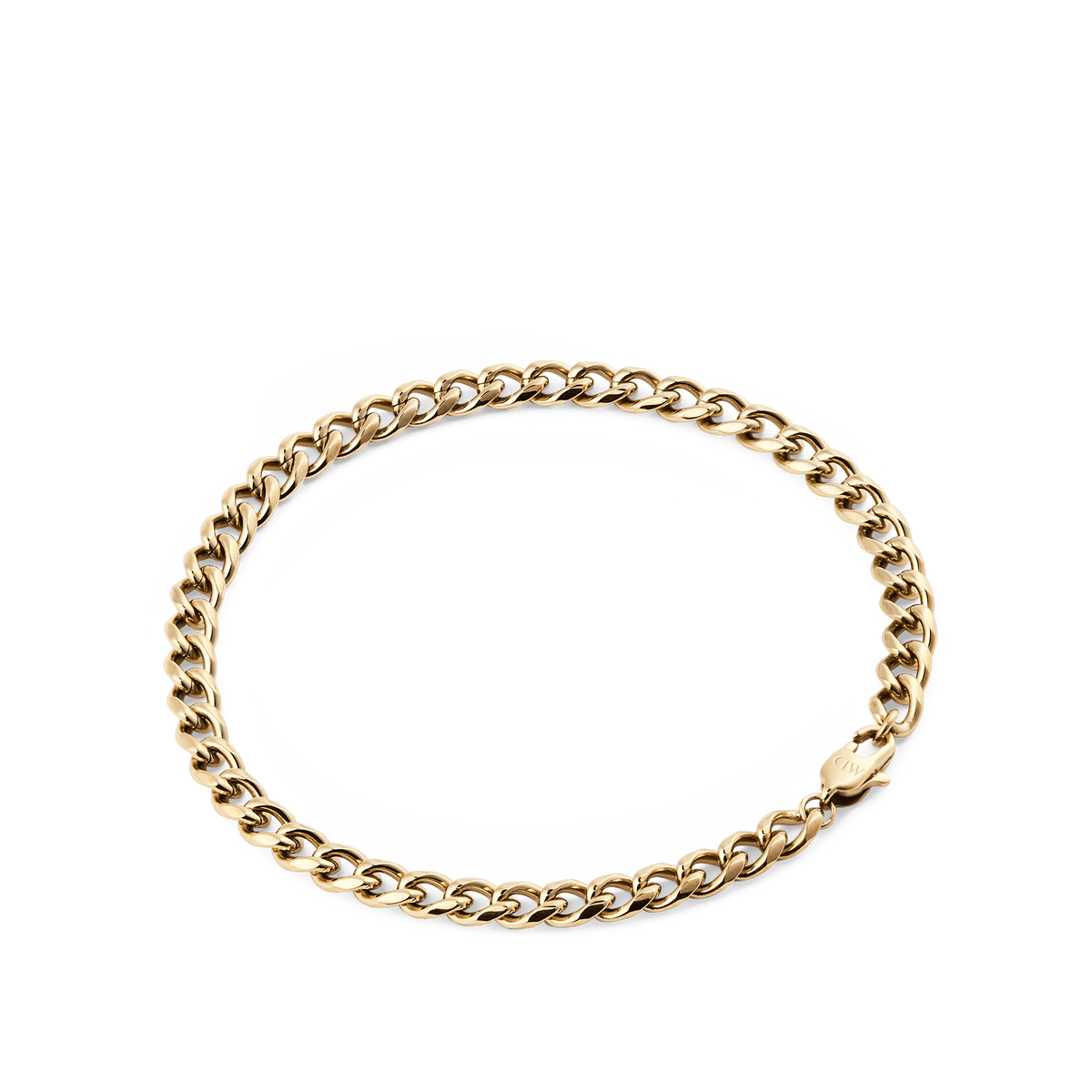 Ellipse 4mm Bracelet Gold