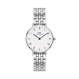 Petite Roman Numerals 5-Link Silver