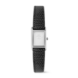 Bound Mini Black Lizard White Silver