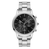 Iconic Chronograph Link Onyx Silver
