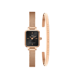 Quadro Mini Melrose + Onyx Classic Bracelet Rose Gold