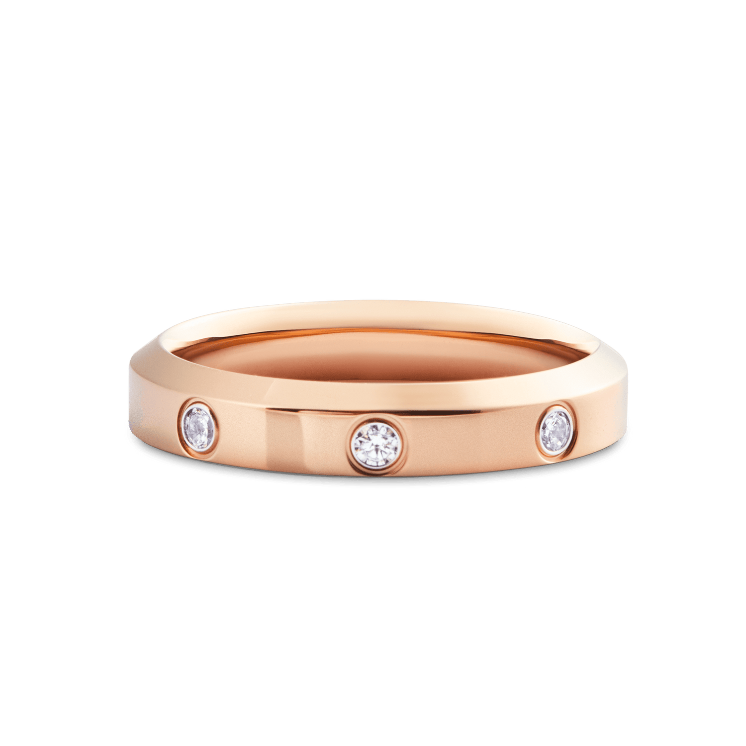 Classic Lumine Ring Rose Gold  4mm