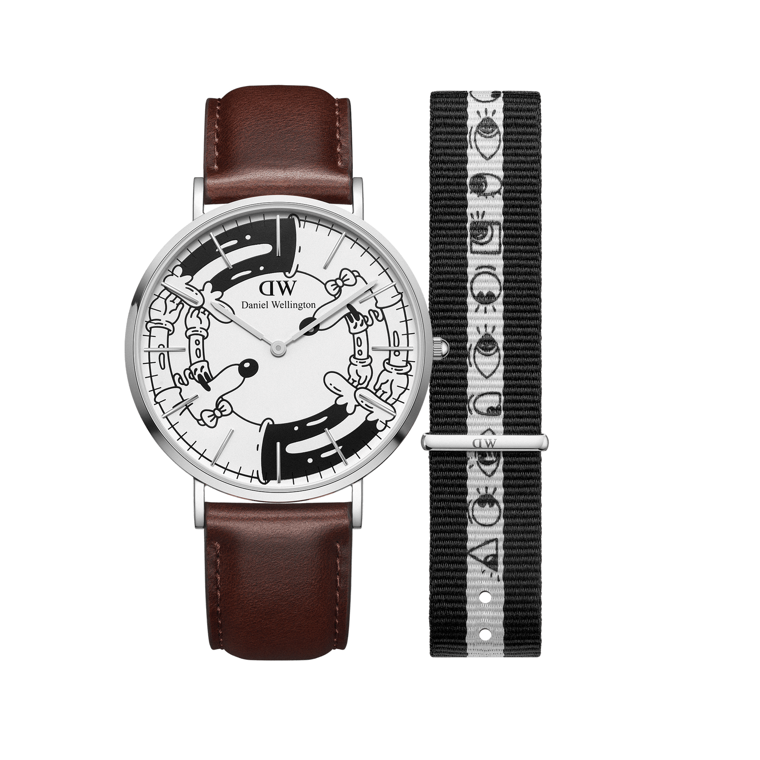 STEVEN HARRINGTON X DW SET: BRISTOL BW DIAL & STRAP