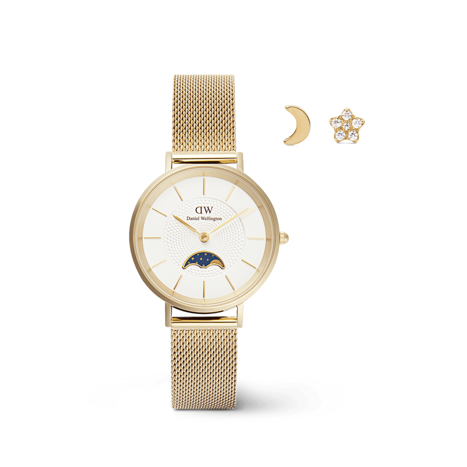 Moon and Stars Set Gold