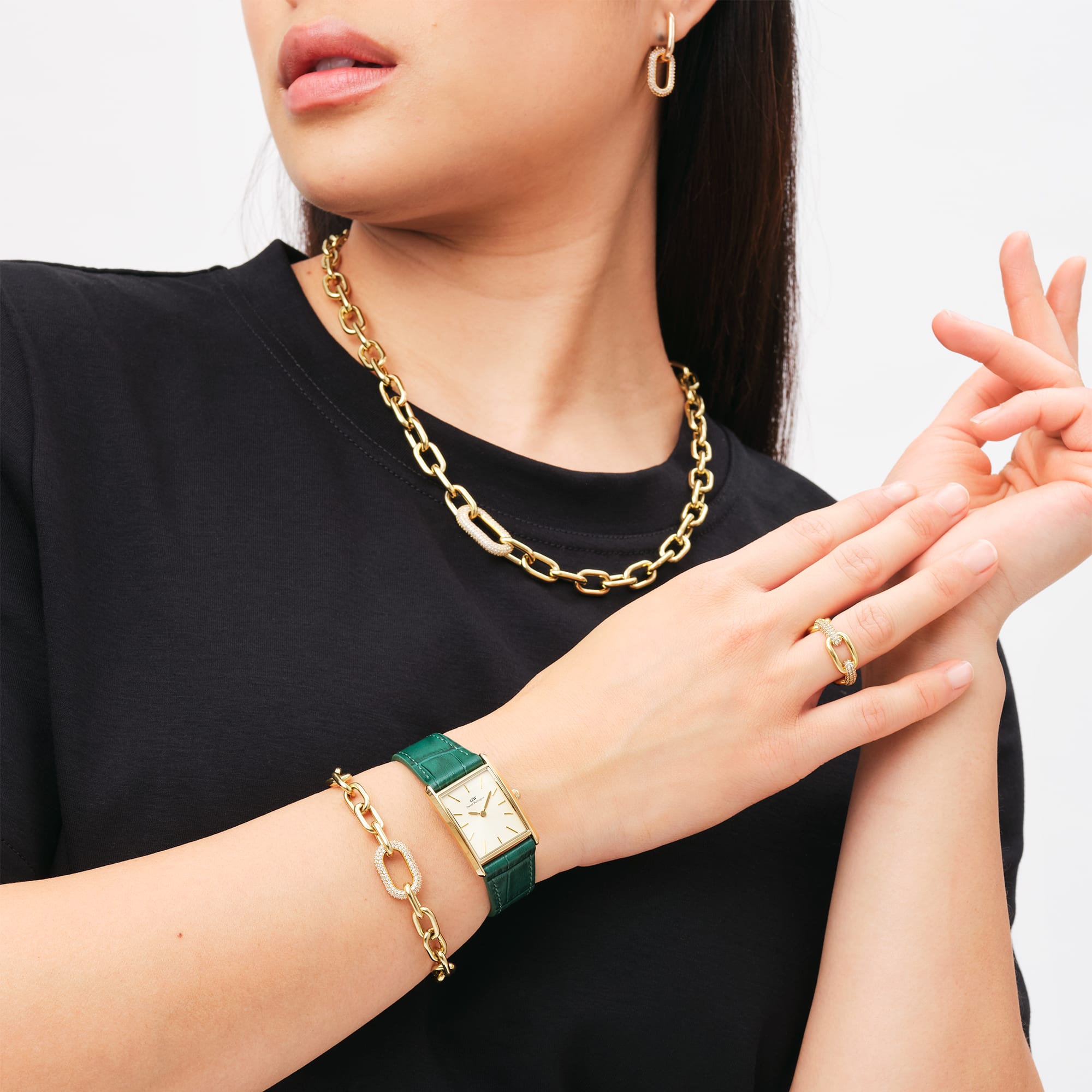 Classic Tennis - Bracelet in gold | DW