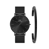 Classic Mesh Onyx Black Black Black + Classic Bracelet Black