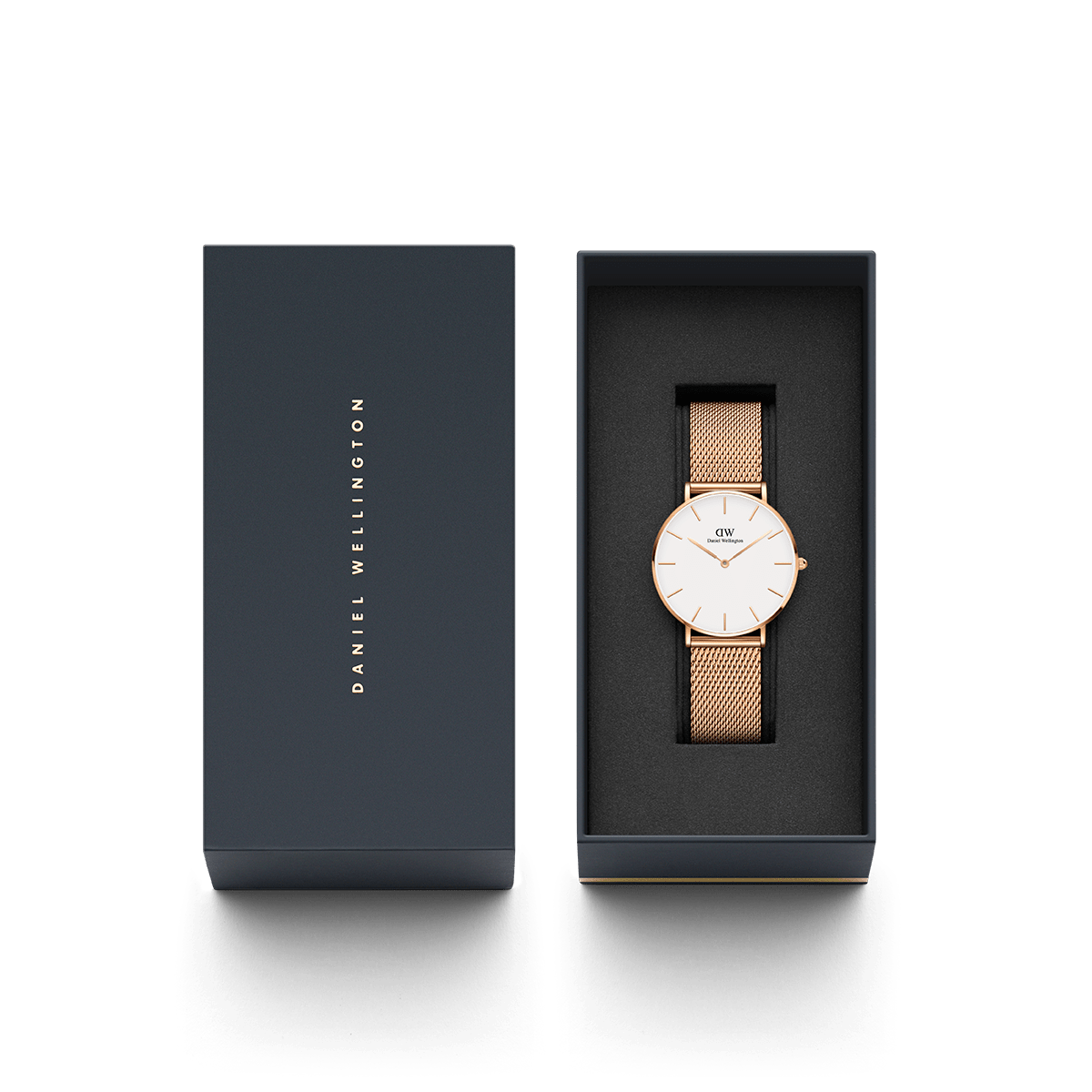 Petite Melrose - Women's watch in Rose Gold & White| DW