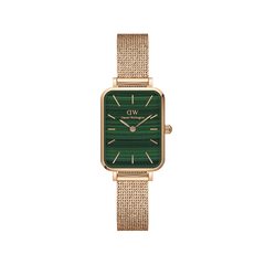 時計 DANIEL WELLINGTON QUADRO PRESSED MELROSE Quadro - Square watch for women in rose gold | DW