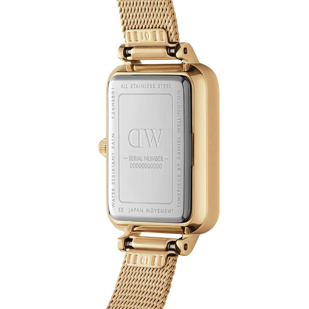 Quadro Unitone - Gold square watch for women | DW